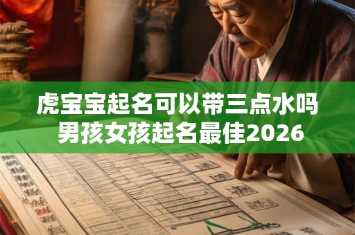 虎宝宝起名可以带三点水吗 男孩女孩起名最佳2026