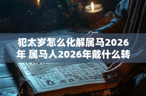 犯太岁怎么化解属马2026年 属马人2026年戴什么转运