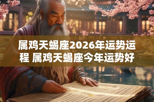 属鸡天蝎座2026年运势运程 属鸡天蝎座今年运势好不好