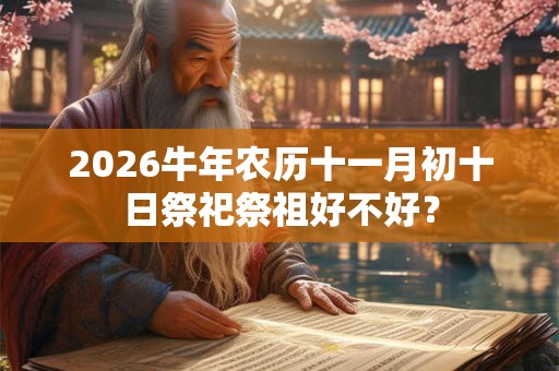 2026牛年农历十一月初十日祭祀祭祖好不好？