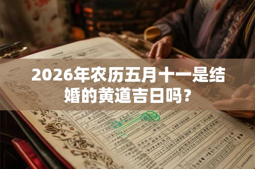2026年农历五月十一是结婚的黄道吉日吗？