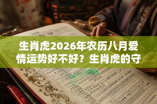 生肖虎2026年农历八月爱情运势好不好？生肖虎的守护神是什么？