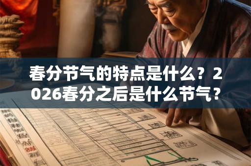 春分节气的特点是什么？2026春分之后是什么节气？