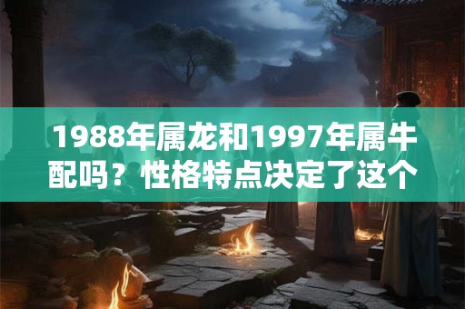 1988年属龙和1997年属牛配吗？性格特点决定了这个答案！