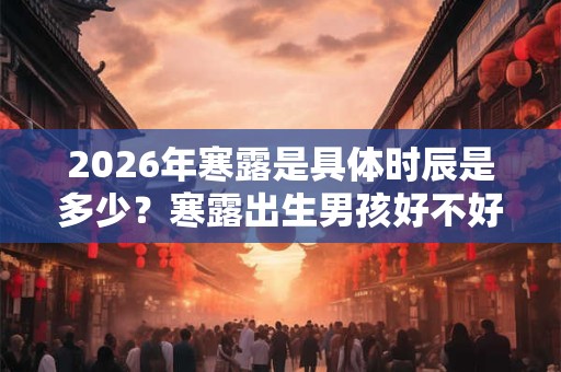 2026年寒露是具体时辰是多少？寒露出生男孩好不好
