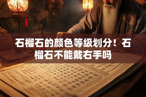 石榴石的颜色等级划分！石榴石不能戴右手吗