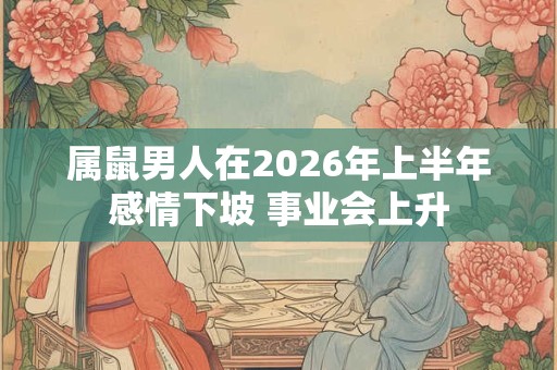属鼠男人在2026年上半年感情下坡 事业会上升