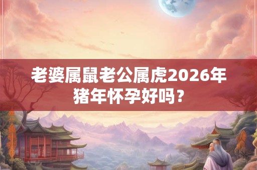 老婆属鼠老公属虎2026年猪年怀孕好吗？