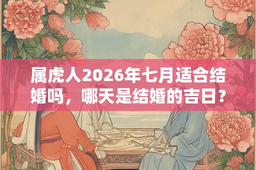 属虎人2026年七月适合结婚吗，哪天是结婚的吉日？