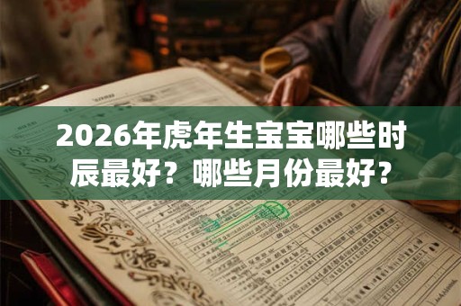2026年虎年生宝宝哪些时辰最好？哪些月份最好？