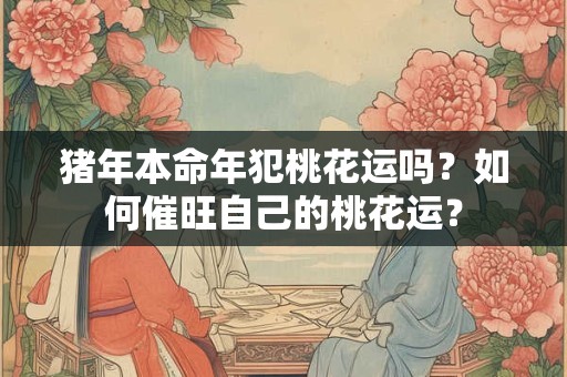 猪年本命年犯桃花运吗?如何催旺自己的桃花运? 猪年本命年犯桃花运吗?如何催旺自己的桃花运?