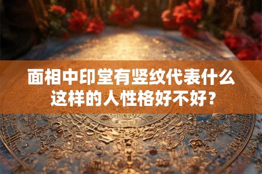 面相中印堂有竖纹代表什么 这样的人性格好不好？