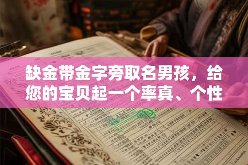 缺金带金字旁取名男孩，给您的宝贝起一个率真、个性的名字！