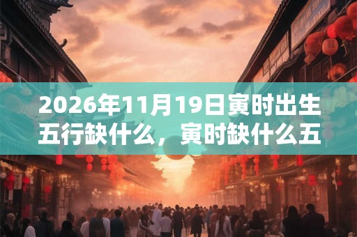2026年11月19日寅时出生五行缺什么，寅时缺什么五行