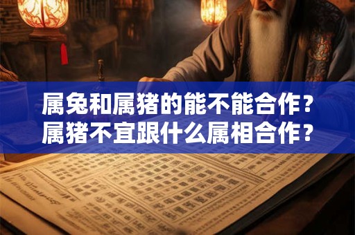 属兔和属猪的能不能合作？属猪不宜跟什么属相合作？