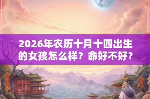 2026年农历十月十四出生的女孩怎么样？命好不好？