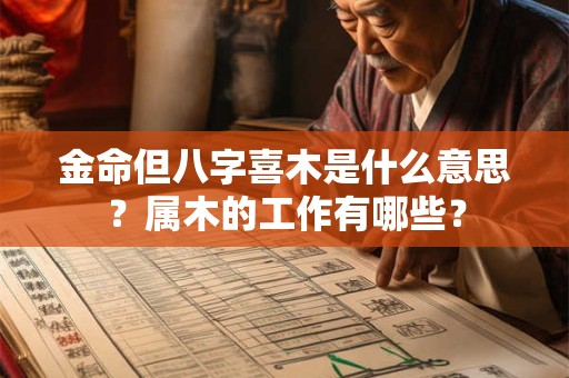 金命但八字喜木是什么意思?属木的工作有哪些? 金命但八字喜木是什么意思?属木的工作有哪些?