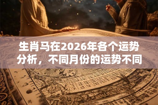 生肖马在2026年各个运势分析，不同月份的运势不同！