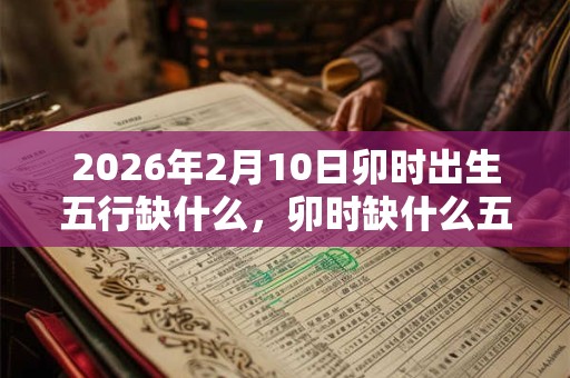 2026年2月10日卯时出生五行缺什么，卯时缺什么五行