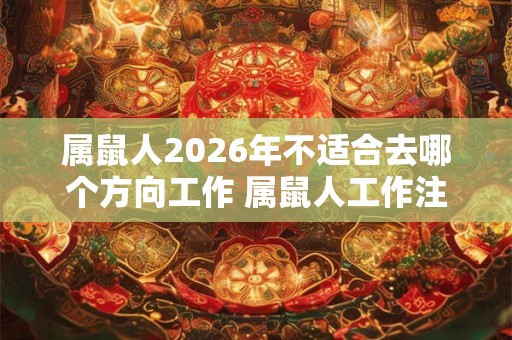 属鼠人2026年不适合去哪个方向工作 属鼠人工作注意事项
