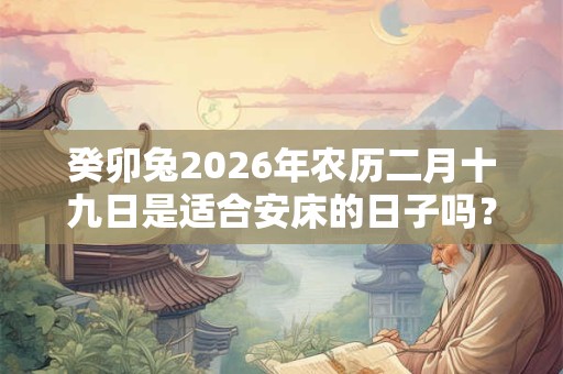 癸卯兔2026年农历二月十九日是适合安床的日子吗? 癸卯兔2026年农历二月十九日是适合安床的日子吗?