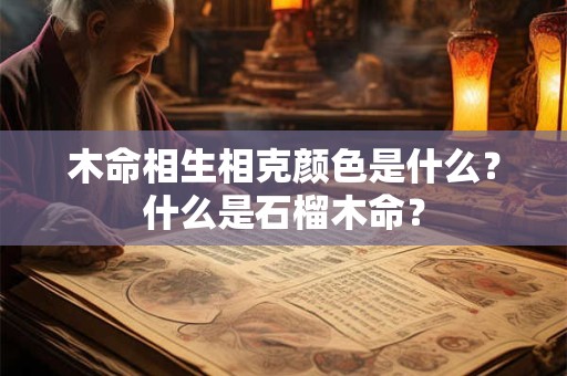 木命相生相克颜色是什么？什么是石榴木命？