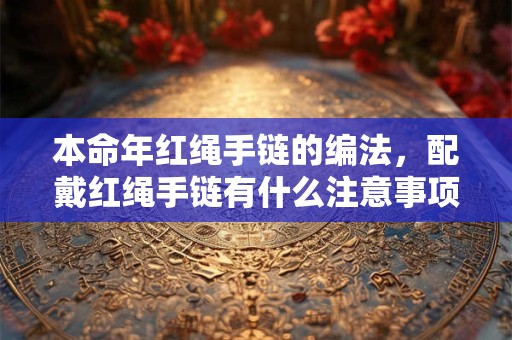 本命年红绳手链的编法,配戴红绳手链有什么注意事项? 本命年红绳手链的编法,配戴红绳手链有什么注意事项?