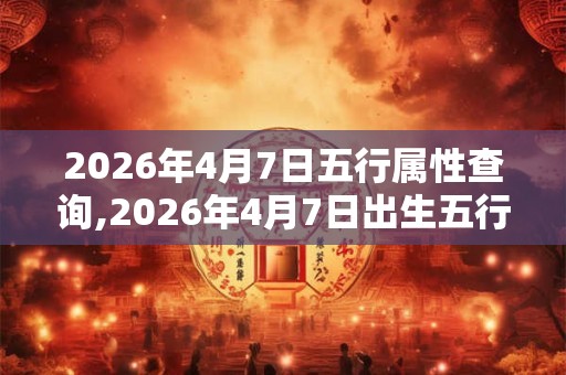 2026年4月7日五行属性查询,2026年4月7日出生五行属什么