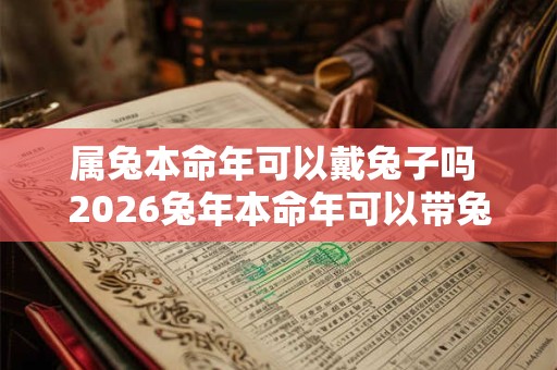 属兔本命年可以戴兔子吗 2026兔年本命年可以带兔子饰品吗