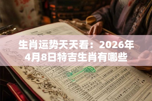 生肖运势天天看：2026年4月8日特吉生肖有哪些