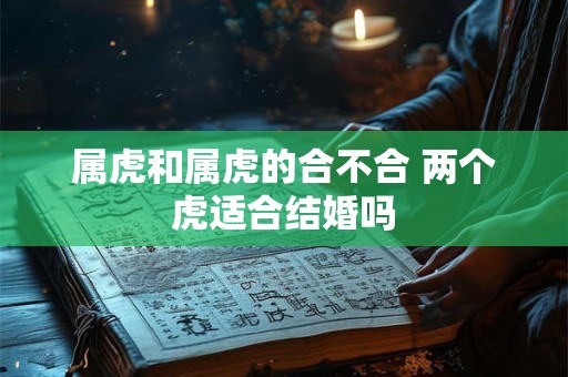 属虎和属虎的合不合 两个虎适合结婚吗