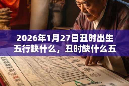 2026年1月27日丑时出生五行缺什么，丑时缺什么五行