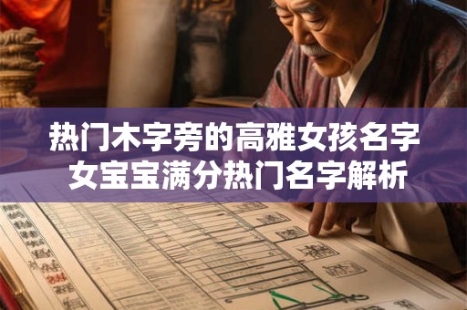 热门木字旁的高雅女孩名字 女宝宝满分热门名字解析
