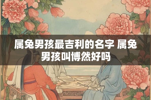 属兔男孩最吉利的名字 属兔男孩叫博然好吗