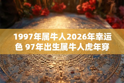 1997年属牛人2026年幸运色 97年出生属牛人虎年穿什么颜色衣服好