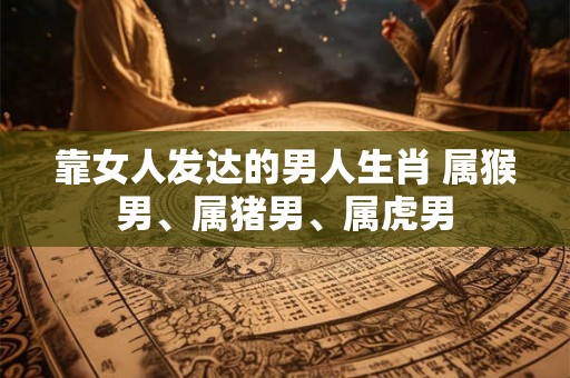 靠女人发达的男人生肖 属猴男、属猪男、属虎男