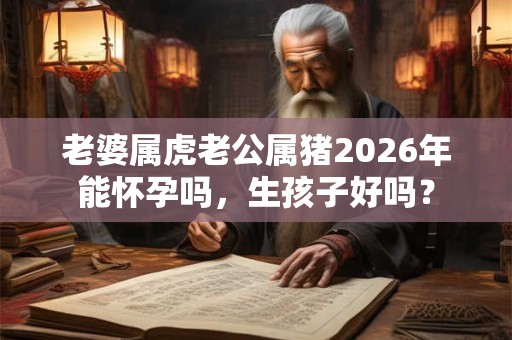 老婆属虎老公属猪2026年能怀孕吗，生孩子好吗？