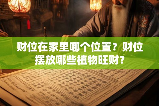 财位在家里哪个位置？财位摆放哪些植物旺财？