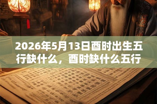 2026年5月13日酉时出生五行缺什么,酉时缺什么五行 2026年5月13日酉时出生五行缺什么,酉时缺什么五行