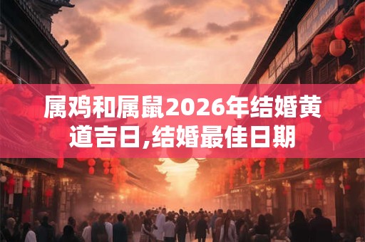 属鸡和属鼠2026年结婚黄道吉日,结婚最佳日期