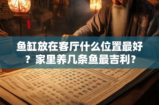 鱼缸放在客厅什么位置最好？家里养几条鱼最吉利？