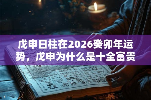 戊申日柱在2026癸卯年运势，戊申为什么是十全富贵日？