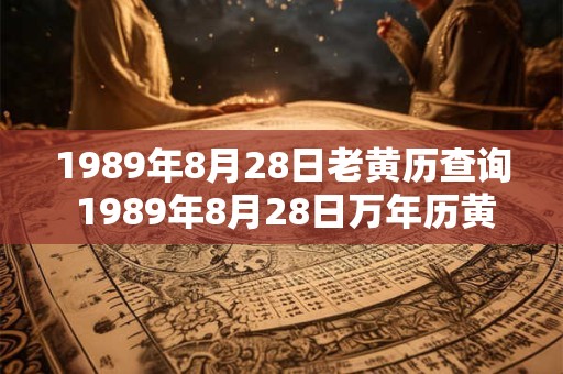 1989年8月28日老黄历查询 1989年8月28日万年历黄道吉日