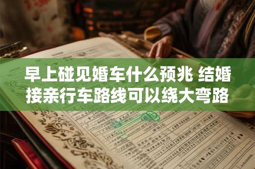 早上碰见婚车什么预兆 结婚接亲行车路线可以绕大弯路吗