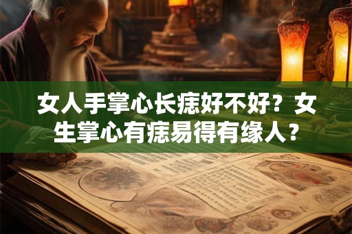 女人手掌心长痣好不好？女生掌心有痣易得有缘人？