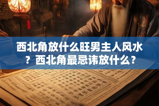 西北角放什么旺男主人风水？西北角最忌讳放什么？