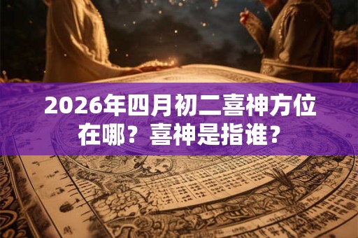 2026年四月初二喜神方位在哪？喜神是指谁？