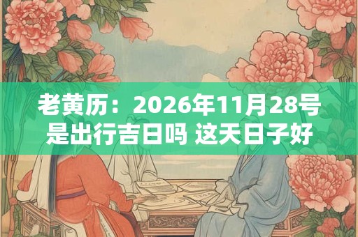 老黄历：2026年11月28号是出行吉日吗 这天日子好吗