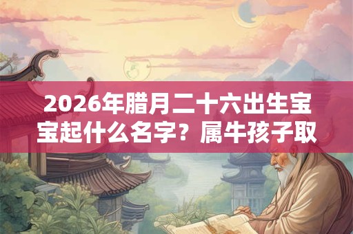 2026年腊月二十六出生宝宝起什么名字？属牛孩子取名首选