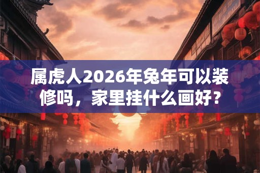 属虎人2026年兔年可以装修吗，家里挂什么画好？